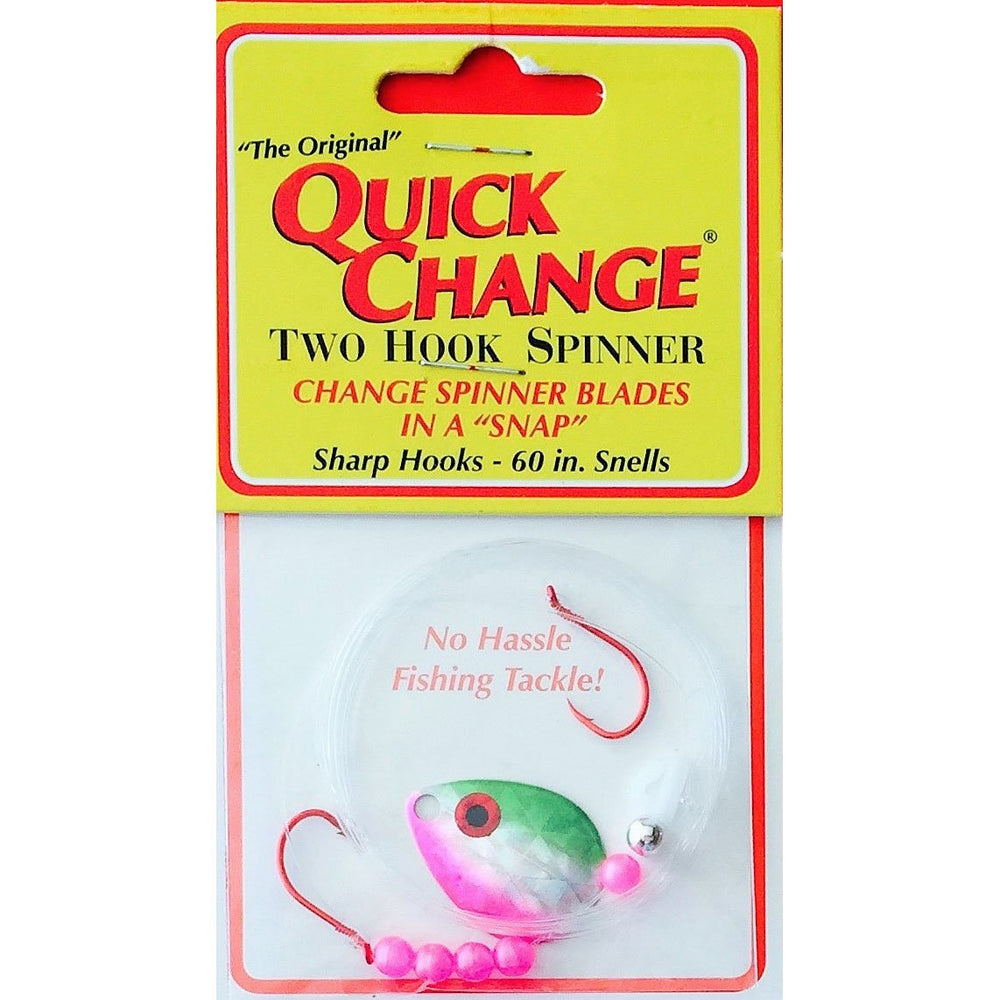 Quick Change Spinner Rigs - EOL Double Hook / Smelt / #4 Colorado