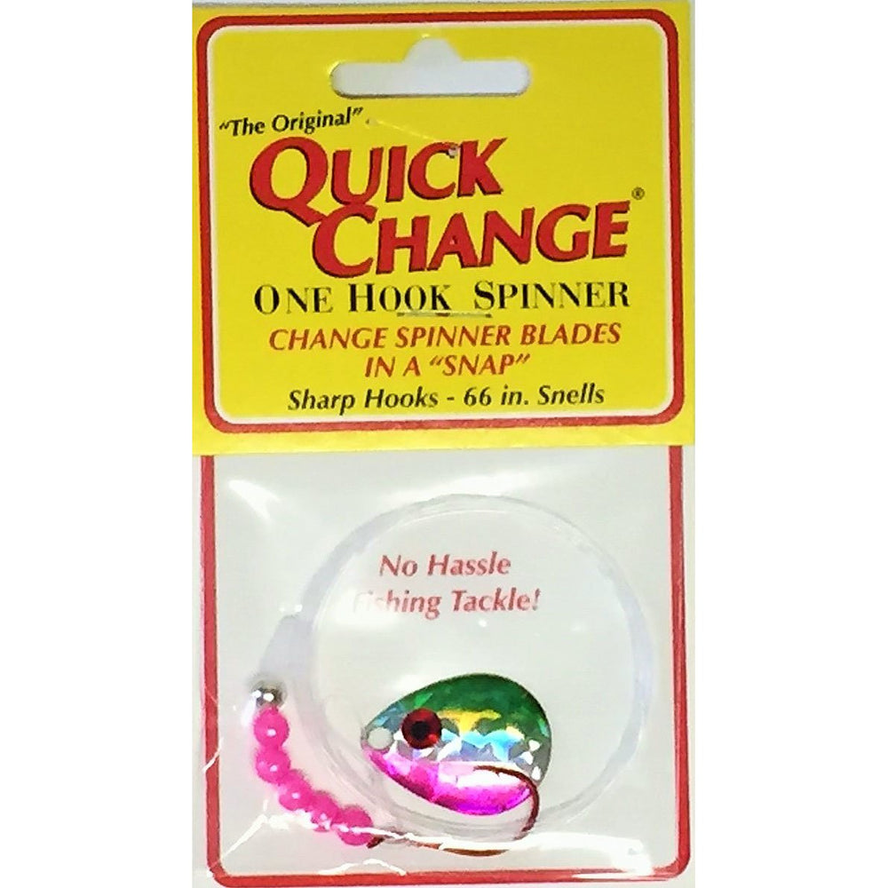 Quick Change Spinner Rigs - EOL Single Hook / Smelt / #3 Colorado