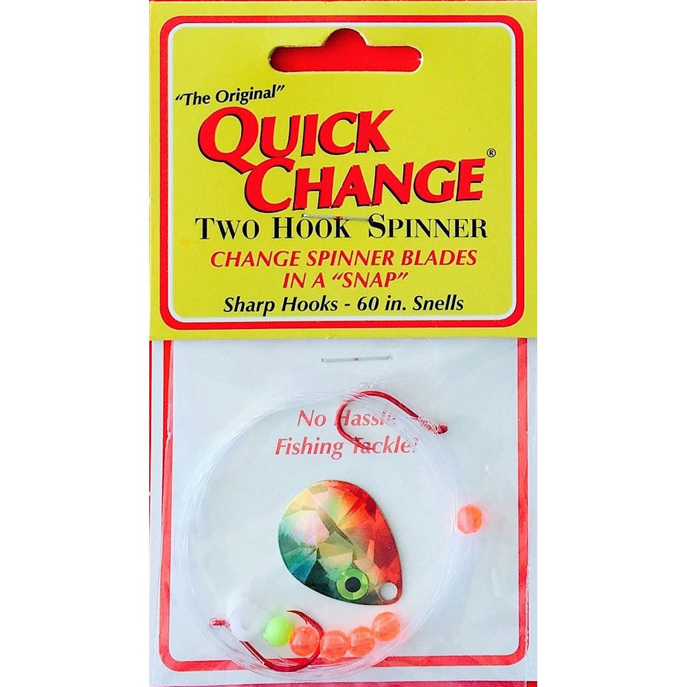 Quick Change Spinner Rigs - EOL Double Hook / Sunny / #3 Colorado