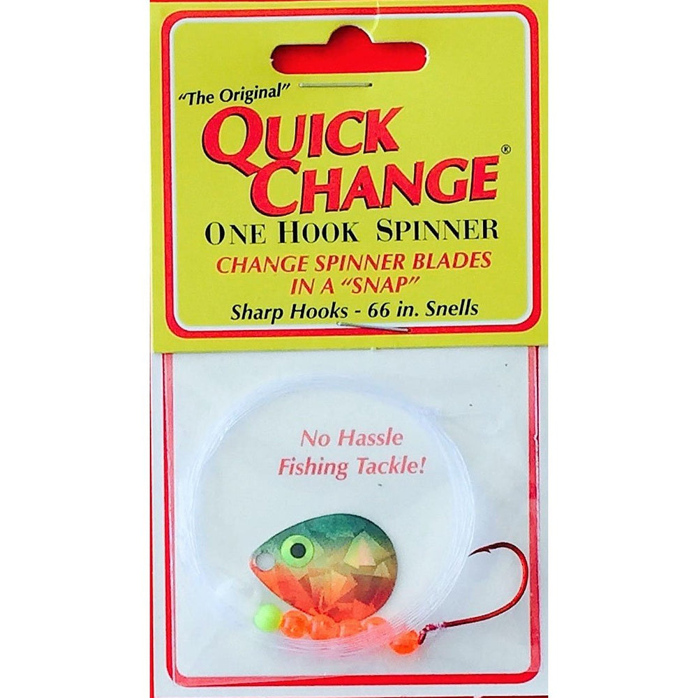 Quick Change Spinner Rigs - EOL Single Hook / Sunny / #3 Colorado