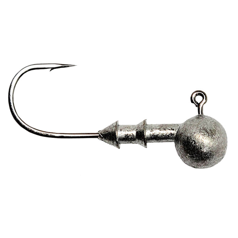 Gamakatsu 500411-1/8 Round 26 Jighead 1/8 oz 1/0 Hook Nickel 