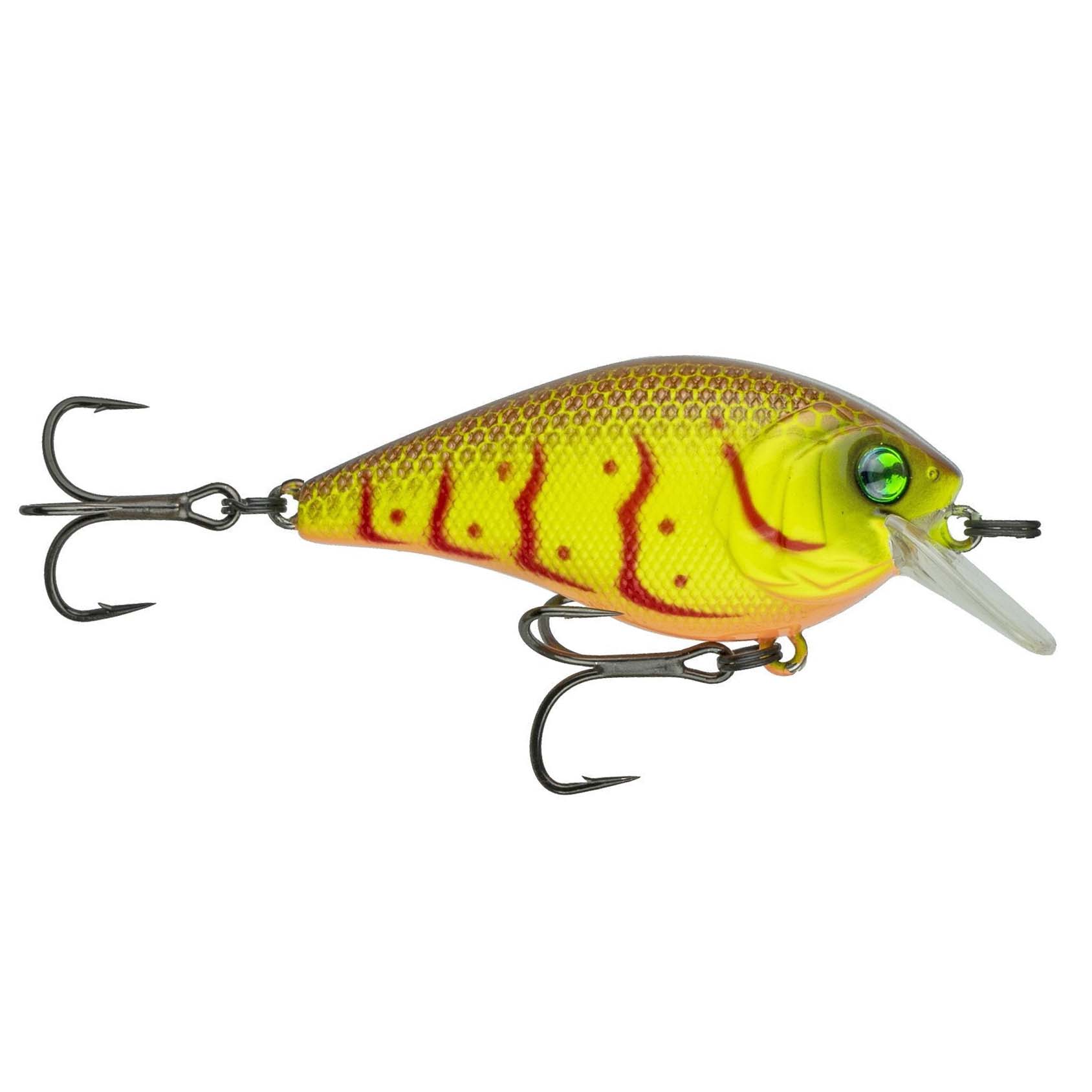 6th Sense Crush 50x Shallow Squarebill Crankbait Radiation Craw