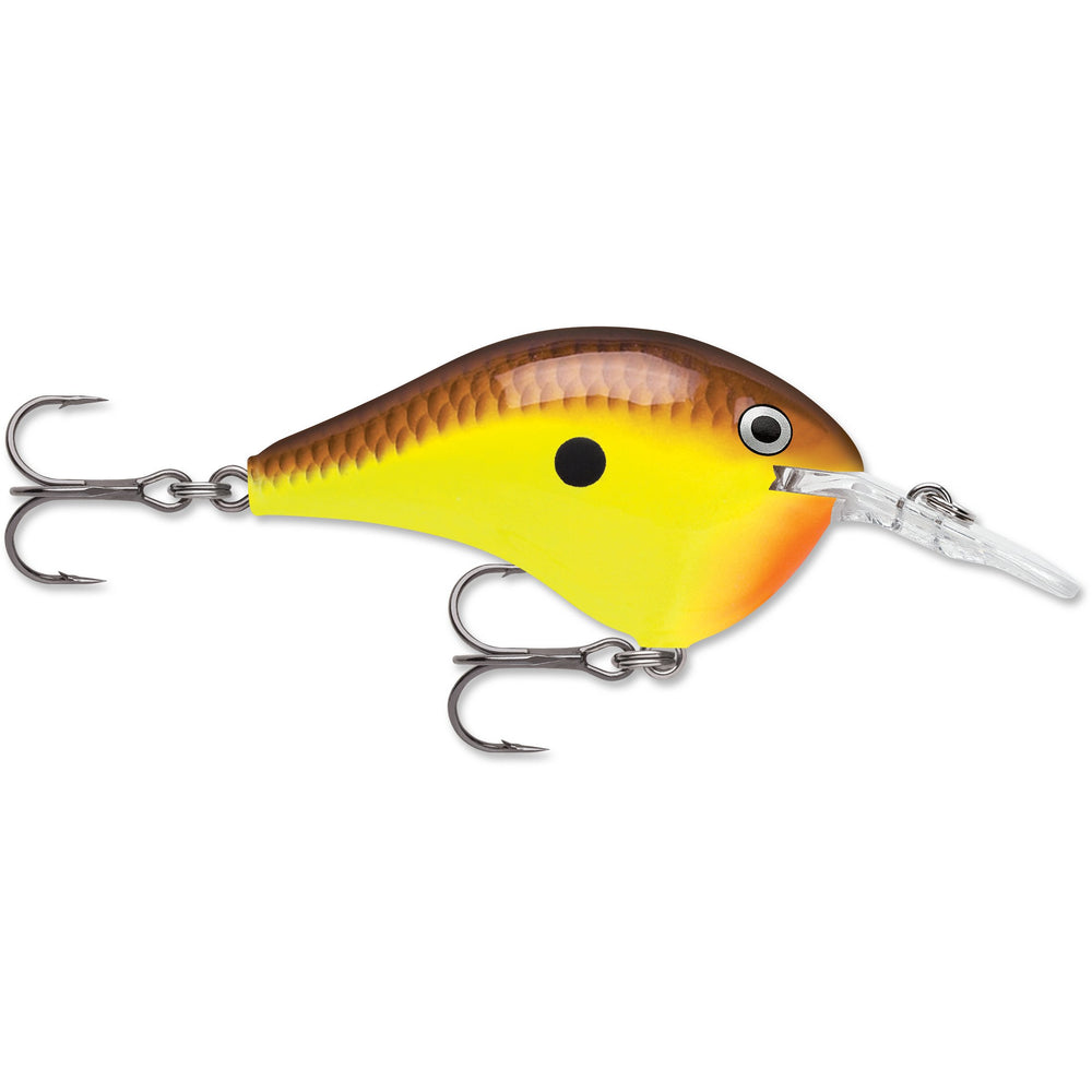 Rapala DT 6 Crankbait Chartreuse Brown / 2"