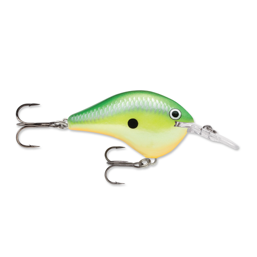 Rapala DT 6 Crankbait Rasta / 2" Rapala DT 6 Crankbait Rasta / 2"