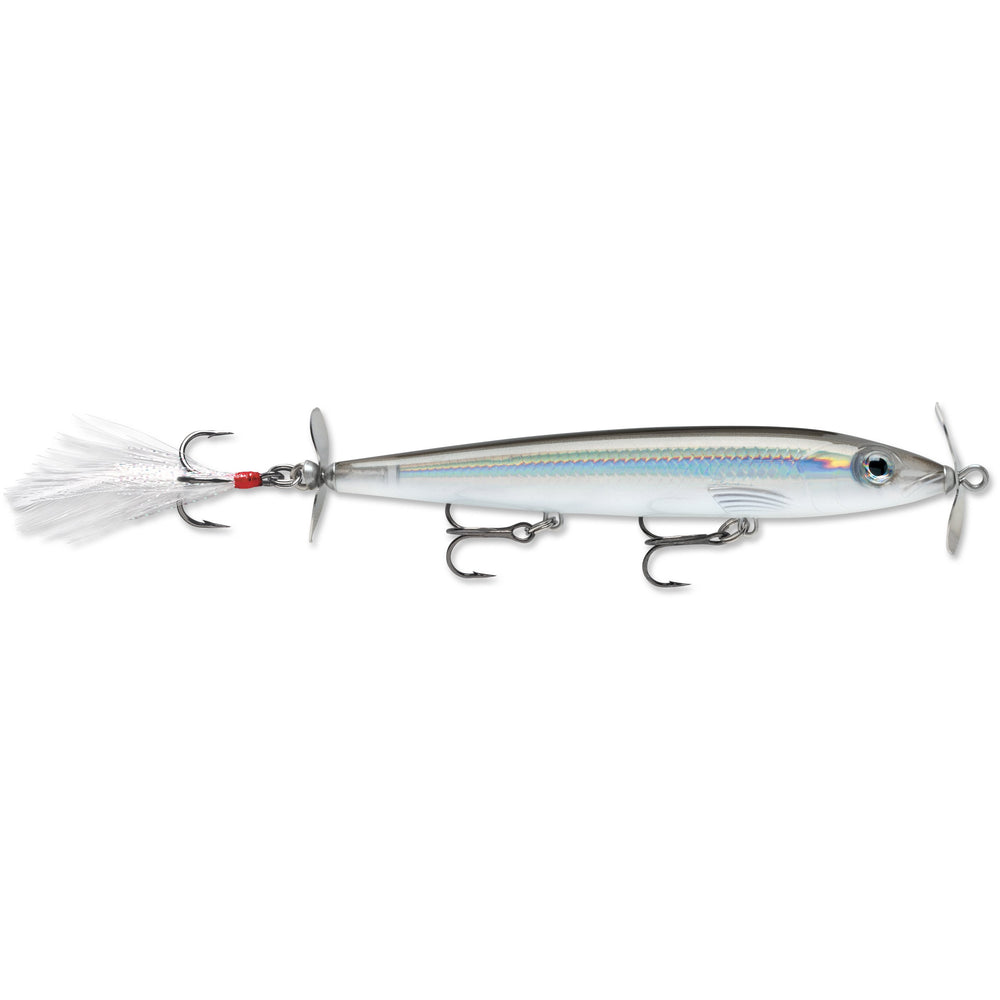 Rapala X-Rap Prop Topwater Pearl Grey Shiner / 4 3/8"