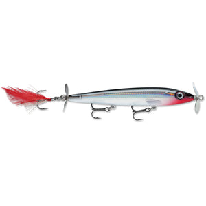 X-Rap Prop Topwater Silver / 4 3/8"