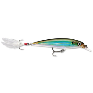 X-Rap Jerkbait 4" / Moss Back Shiner