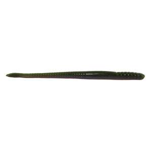 6'' Fat Straight Tail Worm Aaron's Magic Red & Black / 6"