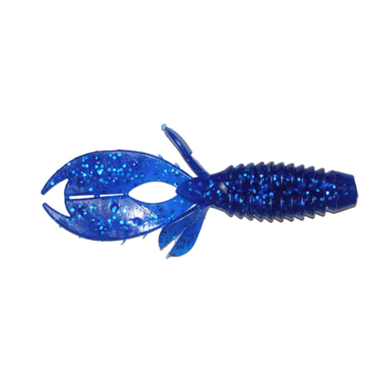 Big Bite Baits 4-Inch Yo Mama Lures-Pack of 8 (Craw/Orange Swirl)