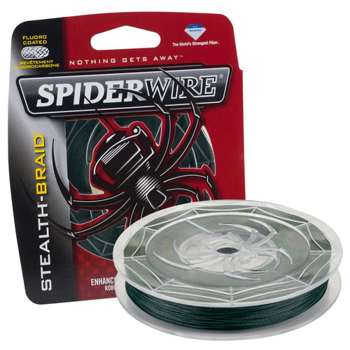 Spiderwire Stealth Braided Line 8lb / Moss Green / 125 Yards Spiderwire Stealth Braided Line 8lb / Moss Green / 125 Yards
