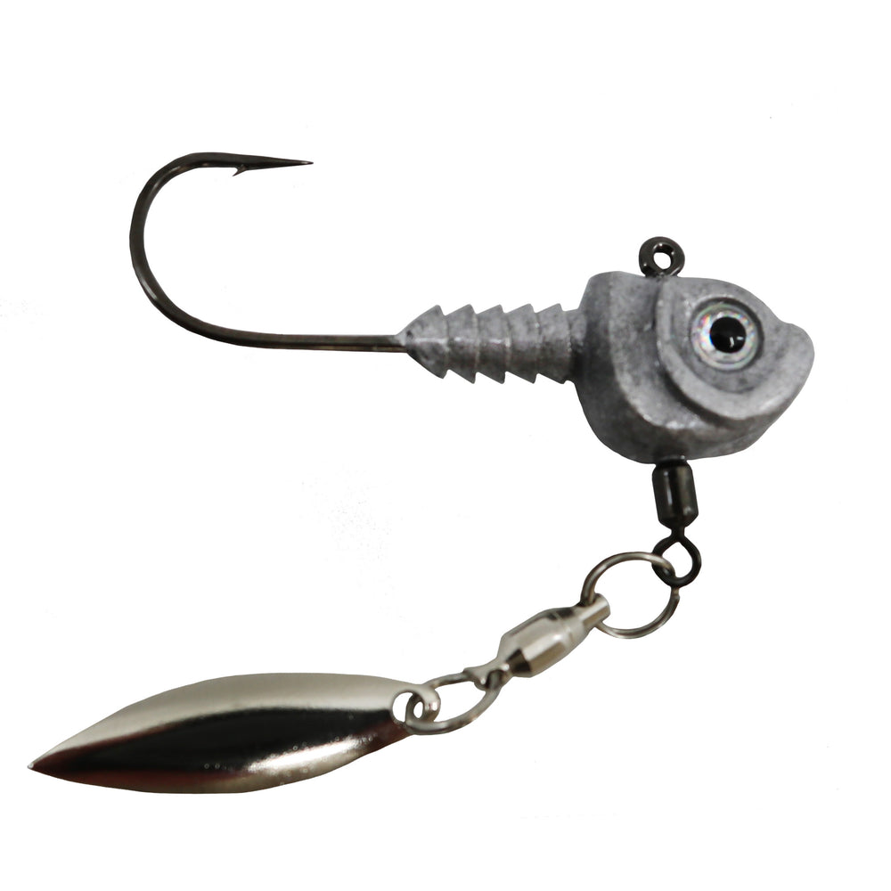 Bass Tactics Smeltinator Underspin - EOL 1/4 oz / Silver / 2/0