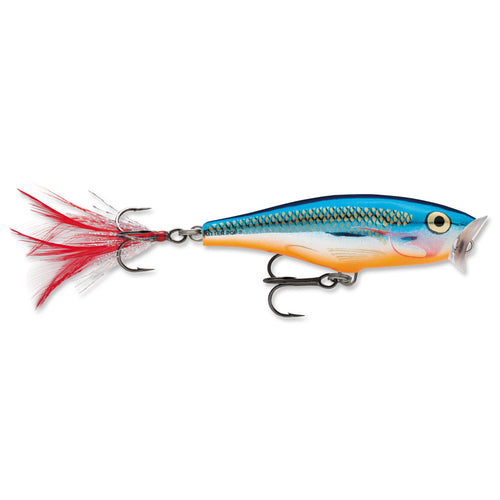 Rapala Skitter Pop 2" / Silver Blue Rapala Skitter Pop 2" / Silver Blue