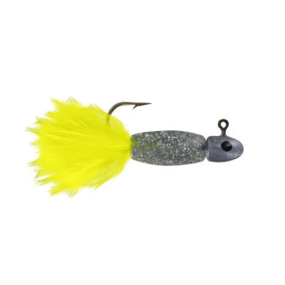 Big Bite Baits Lindner Panfish Special Silver Glitter/Chart Tail / 3/32 oz