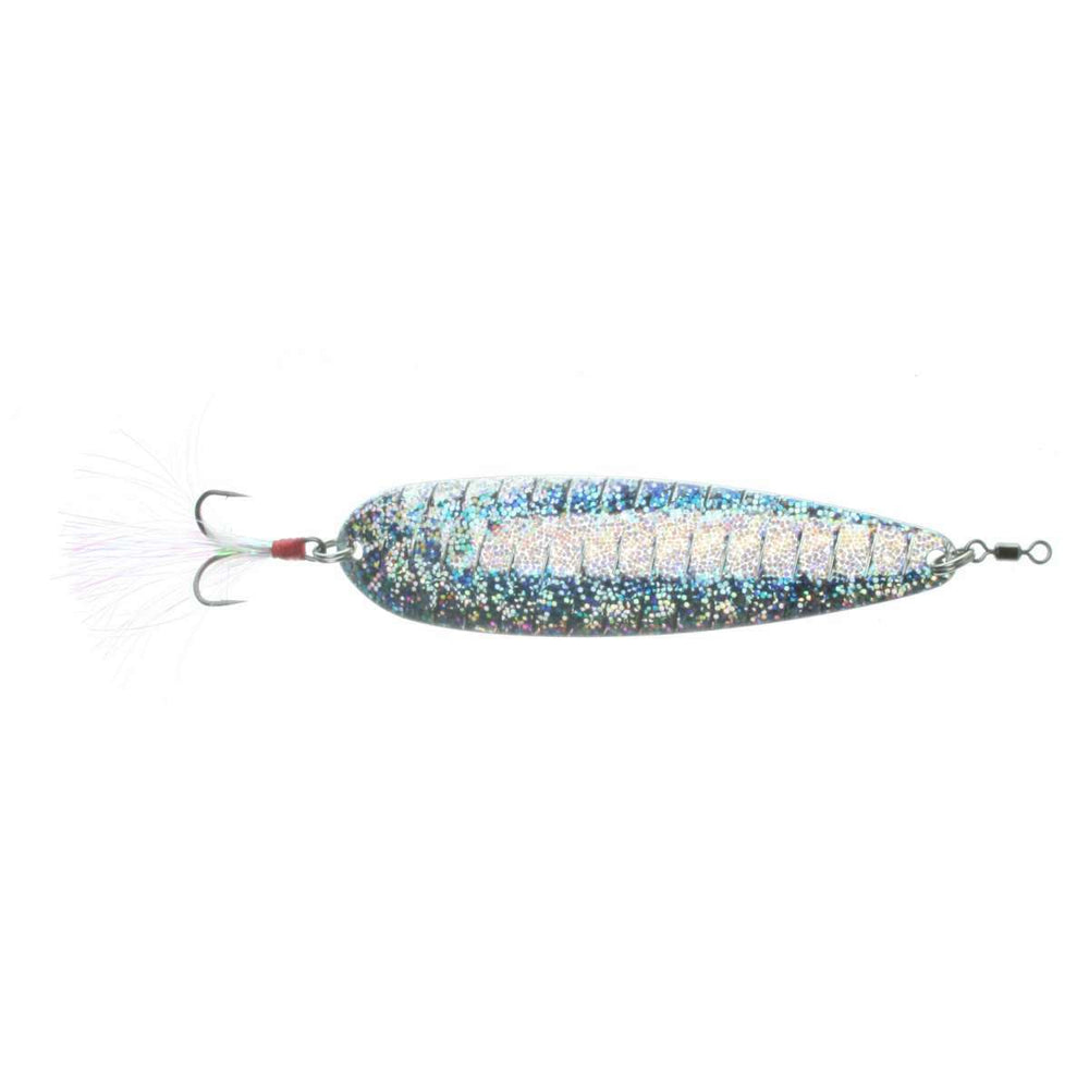 Nichols Lures Lake Fork Flutter Spoon 4" / Silver Scale
