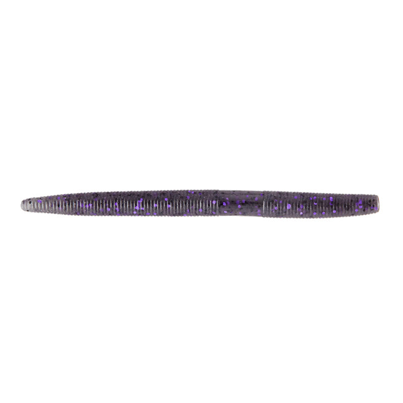 Yamamoto 4" Senko Worm Smoke/Large Black and Purple Flake / 4"