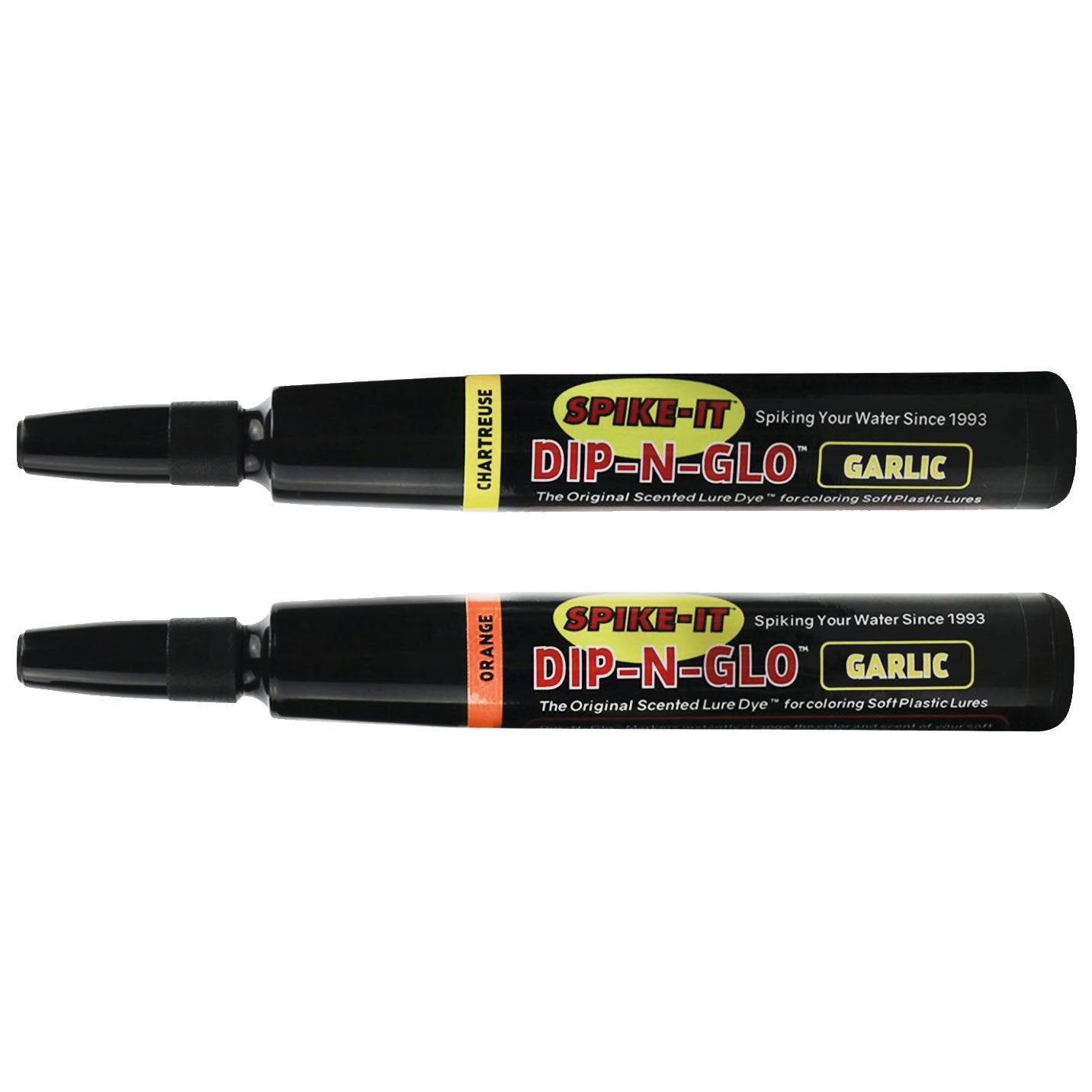 Spike-It Garlic Scented Markers - Chartreuse & Orange
