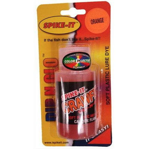 Spike-It Dip-n-Glo Dye Orange / Crawfish Spike-It Dip-n-Glo Dye Orange / Crawfish