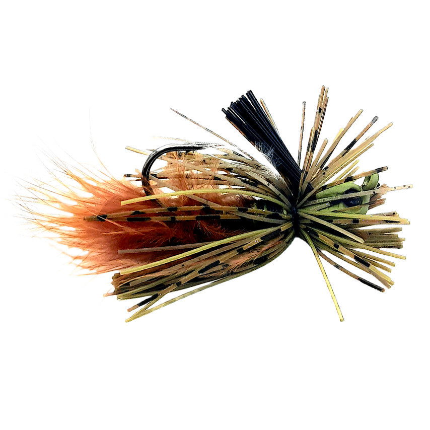 Beast Coast Hustler Hybrid Finesse Jig 1/4 oz / Stealth Pumpkin