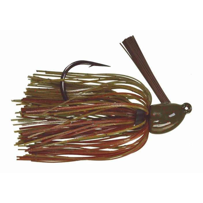 Strike King Hack Attack Flipping Jig 1 oz / Green Pumpkin Craw