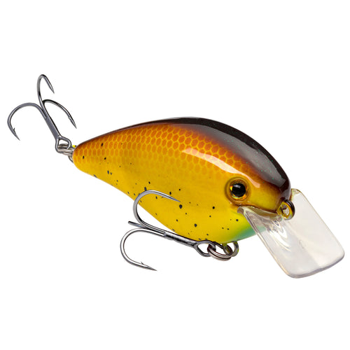 Strike King KVD 1.5 Hard Knock Squarebill Crankbait Chart/Black Back / 2 1/4