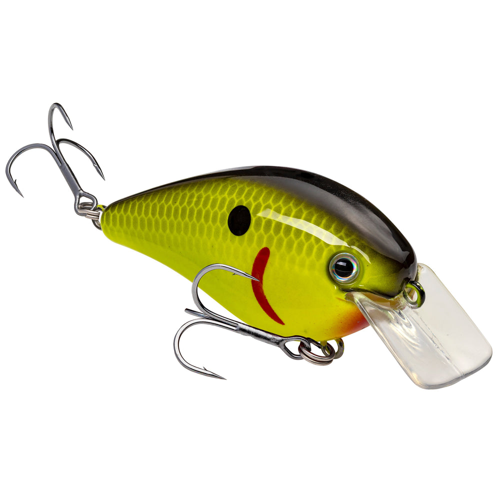 Strike King KVD 1.5 Hard Knock Squarebill Crankbait Chart/Black Back / 2 1/4"