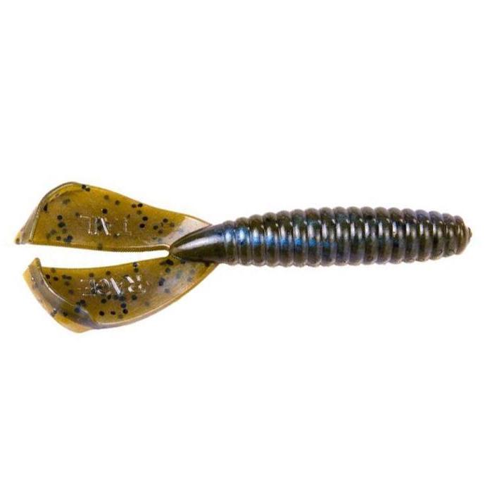 Strike King Rage Menace Grub Blue Craw / 3 1/2"