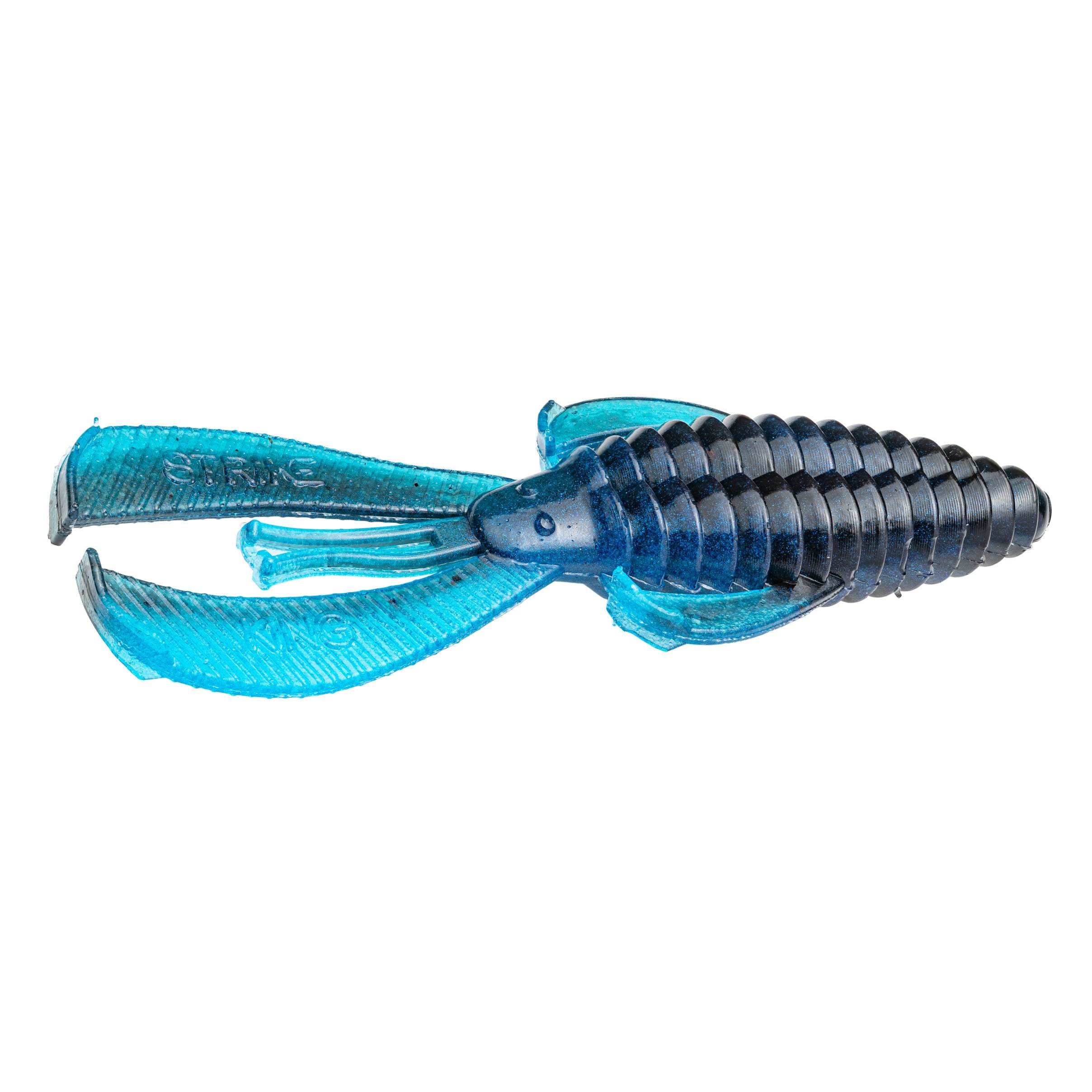 Strike King Rage Baby Bug Black Blue Swirl; 3 in.