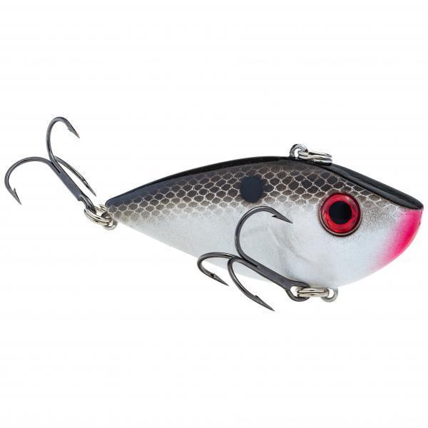 Strike King Red Eyed Shad Lipless Crankbait 3" / Chrome Black