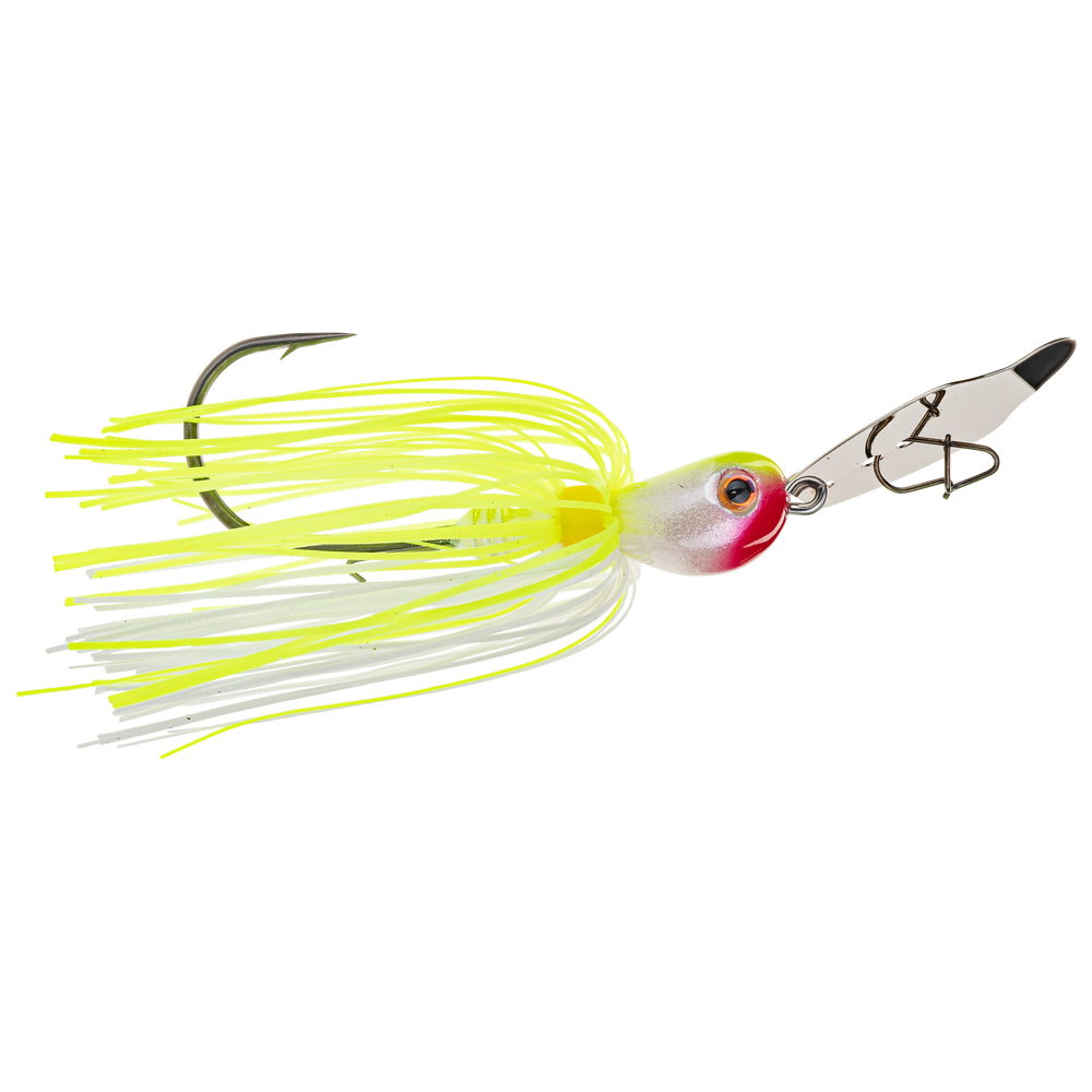 Strike King Thunder Cricket 1/2 oz / Chartreuse/White