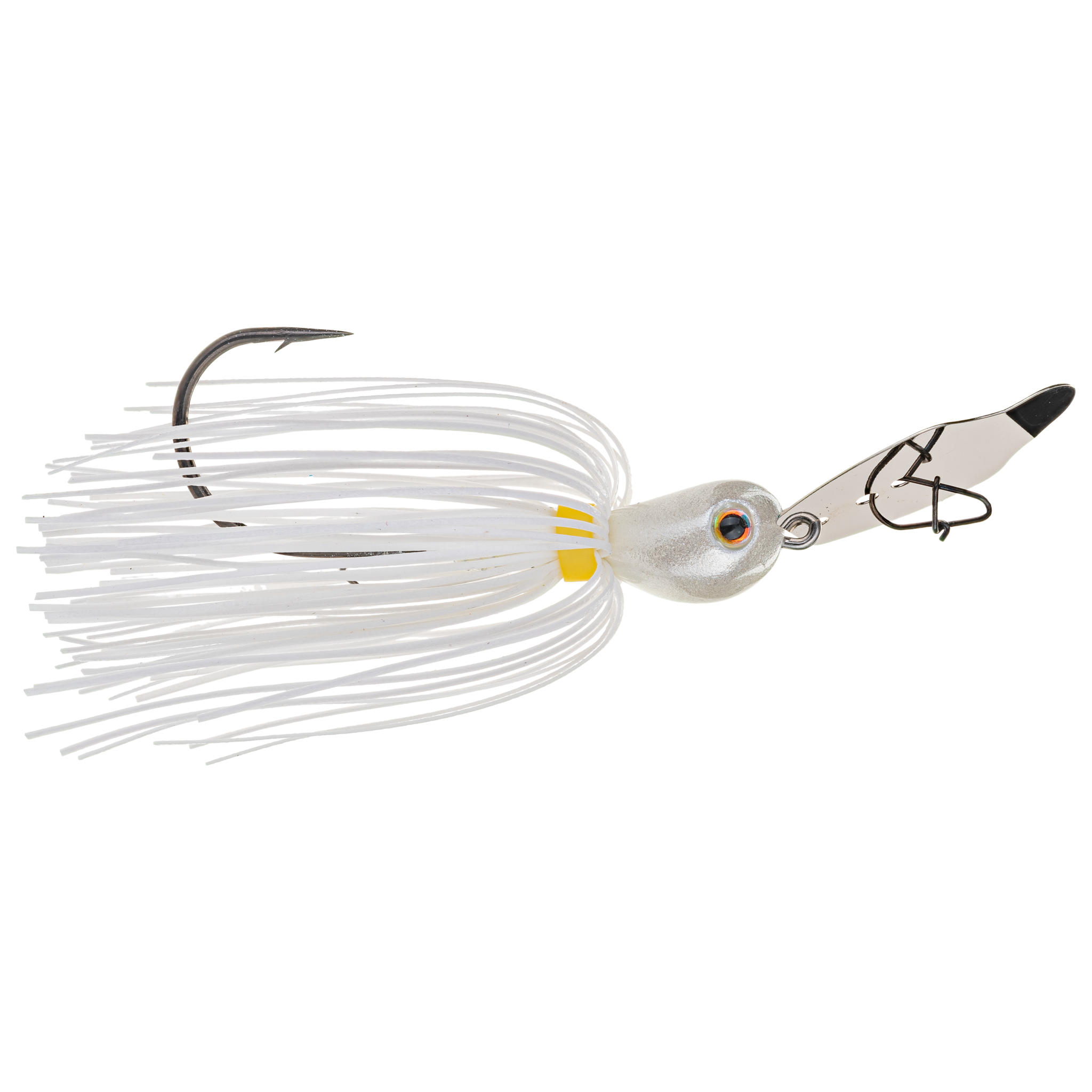 Strike King Thunder Cricket Vibrating Bladed Swim Jig 1/2 Oz Chartreuse  White for sale online