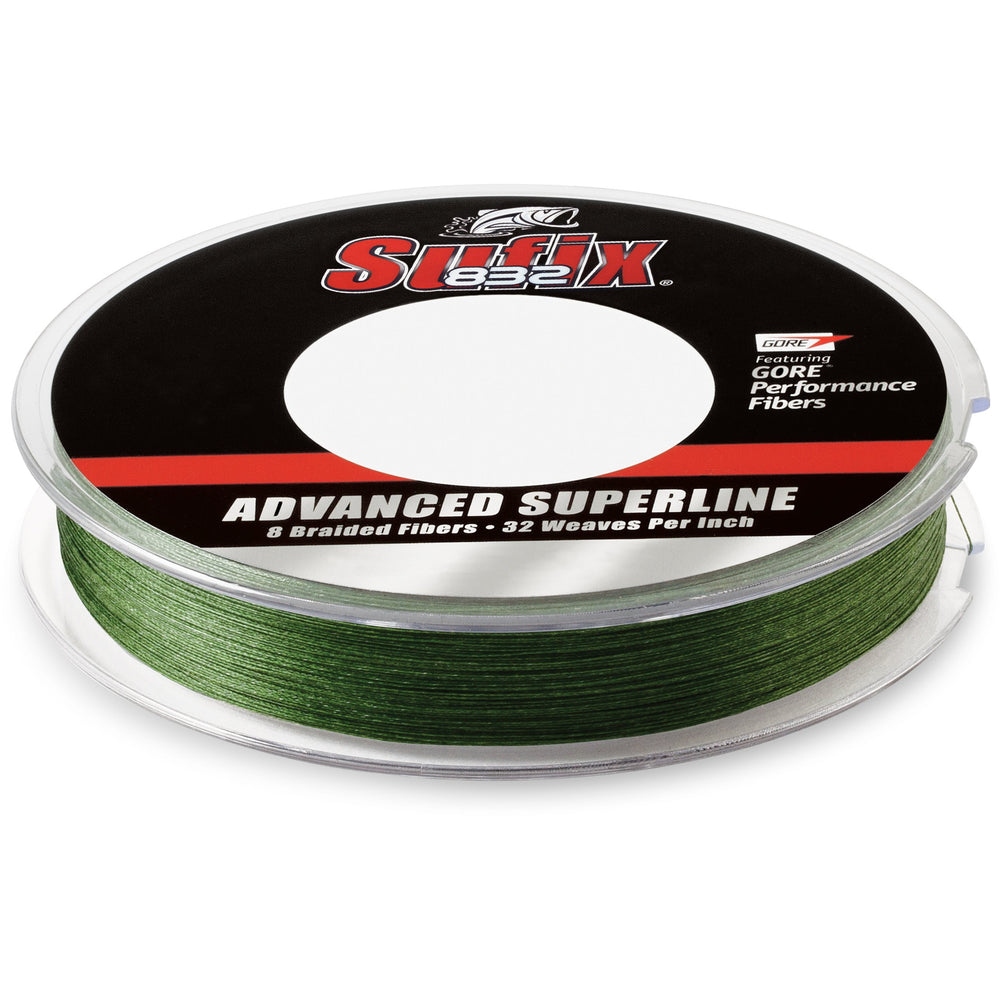 Sufix 832 Braid 50lb / Low-Vis Green / 150 Yards