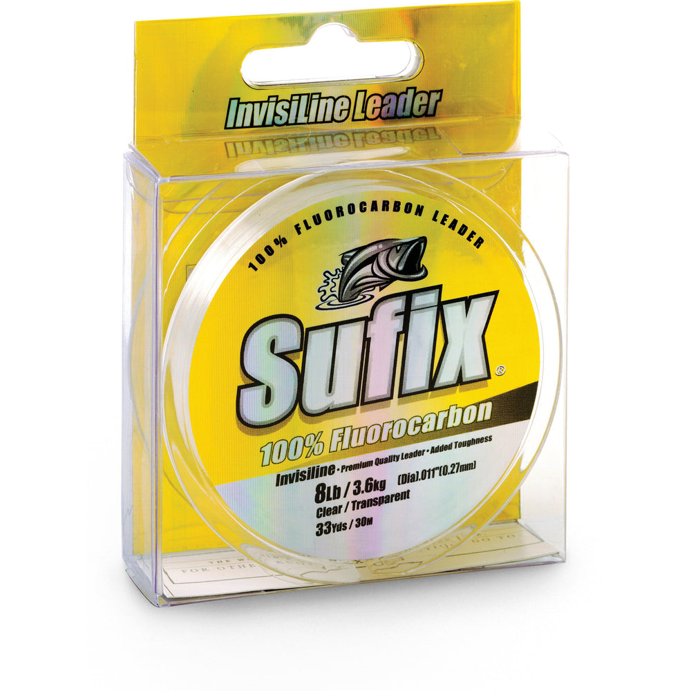 Sufix Invisiline Fluorocarbon Leader 15lb / Clear