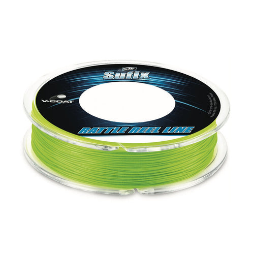 Sufix Rattle Reel Line 20lb / Neon Lime / 150 Yards Sufix Rattle Reel Line 20lb / Neon Lime / 150 Yards