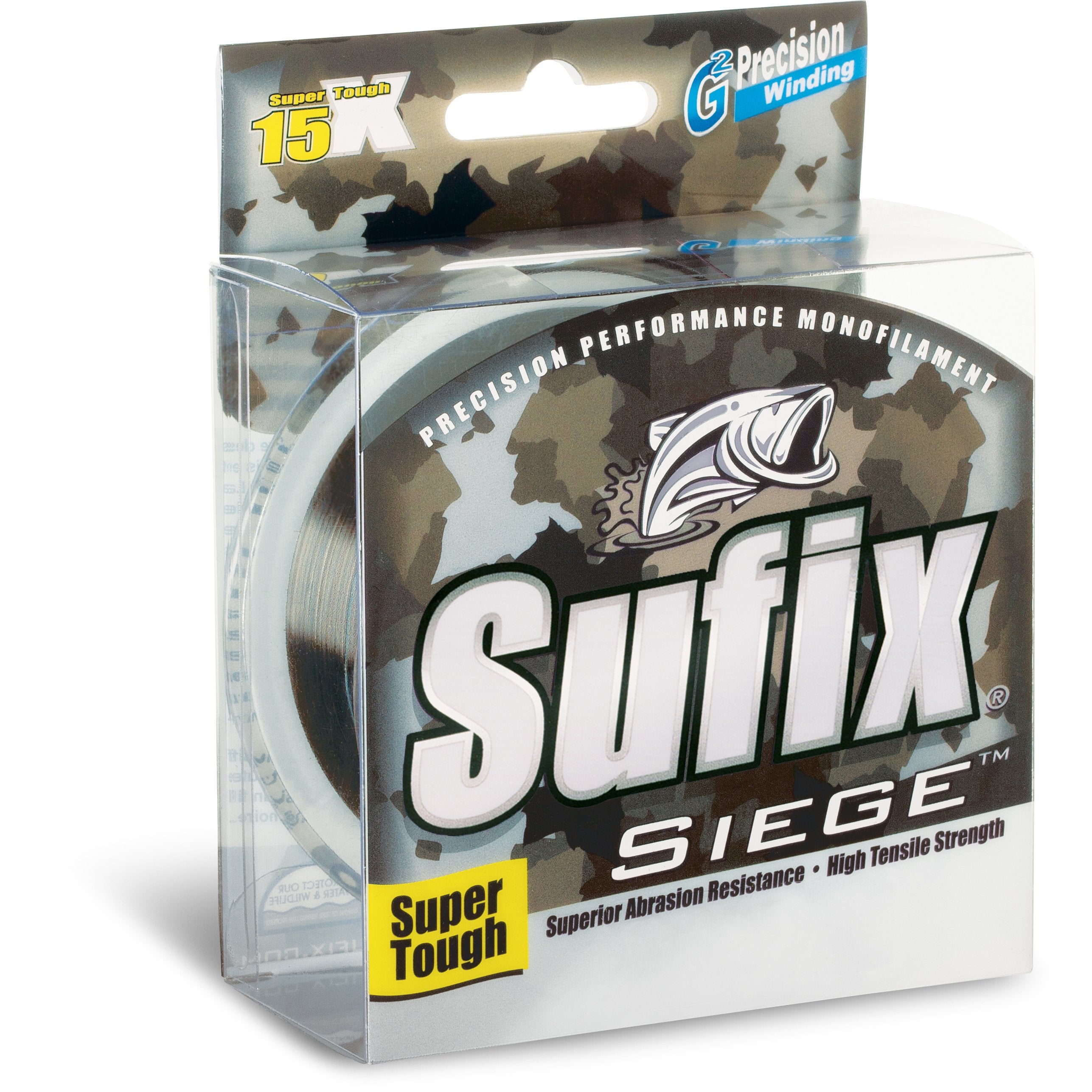 Sufix Siege Fishing Line - Camo - 12 lb.