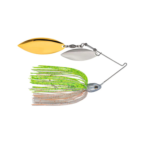 Strike King Tour Grade Compact Double Willow Spinnerbait Sun Perch / 1/2 oz Strike King Tour Grade Compact Double Willow Spinnerbait Sun Perch / 1/2 oz