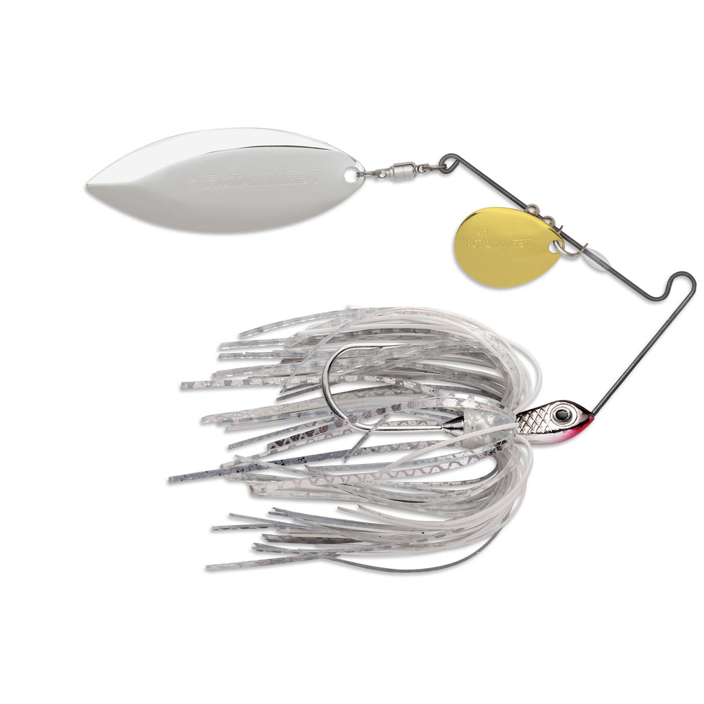 Terminator Super Stainless Spinnerbait - EOL 1/2 oz / Silver Shad