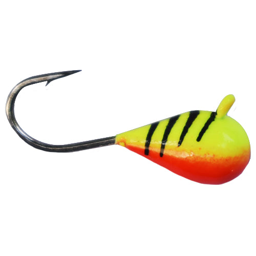 Kenders Outdoors Tungsten Bright UV Jig - EOL 1/32 oz / Chartreuse Tiger UV