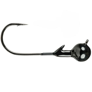 Tour Grade Football Shakey Head Jig 3/8 oz / Black