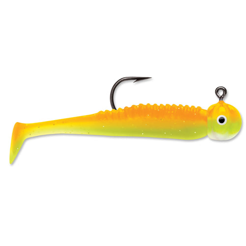 VMC Boot Tail Jig Orange Chartreuse Glow / 1/16 oz VMC Boot Tail Jig Orange Chartreuse Glow / 1/16 oz