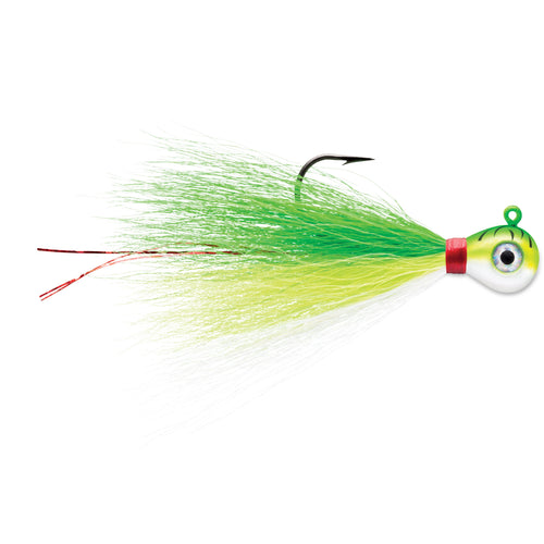 VMC Bucktail Jig 1/8 oz / Green Fire UV VMC Bucktail Jig 1/8 oz / Green Fire UV