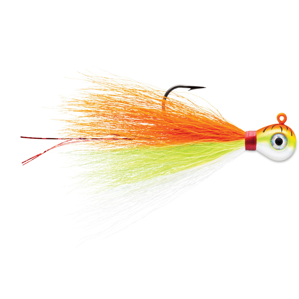 VMC Bucktail Jig 1/4 oz / Orange Fire UV