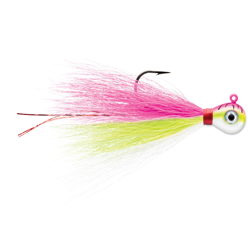 VMC Bucktail Jig 1/4 oz / Pink Fire UV