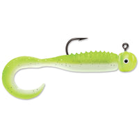 VMC Curl Tail Jig Glow Chartreuse / 1/16 oz