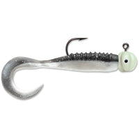 VMC Curl Tail Jig Glow Shiner / 1/16 oz