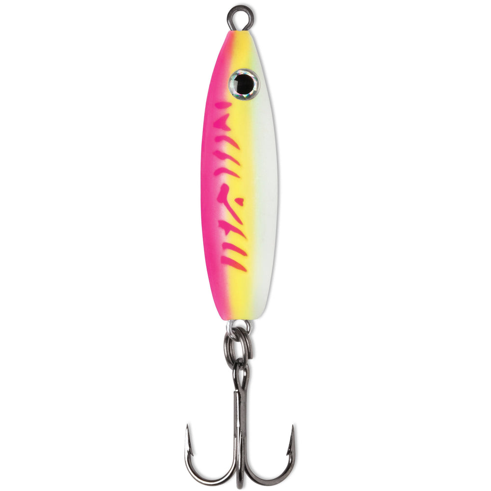 VMC Rattle Spoon 1/8 oz / Glow Pink Fire UV