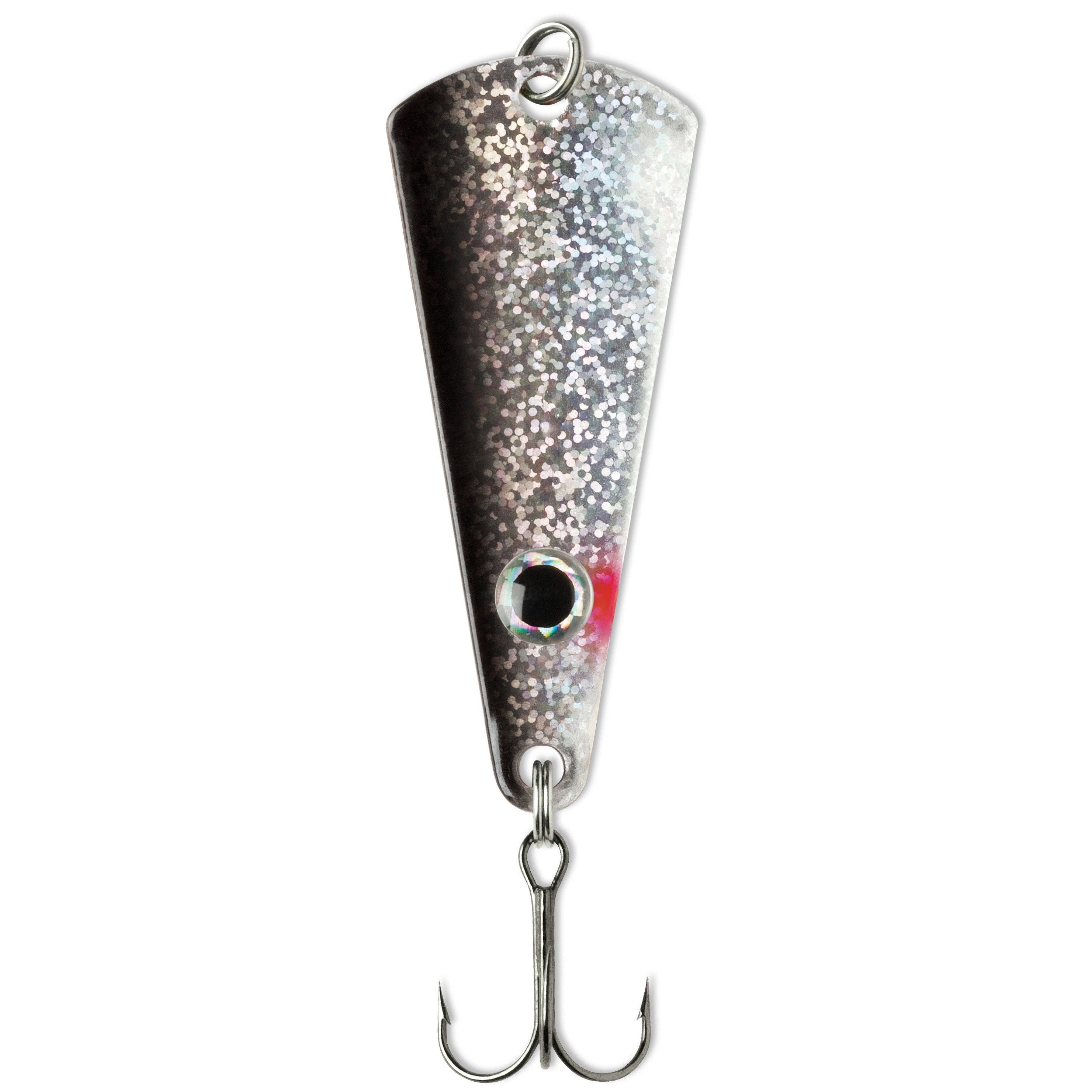 VMC Tingler Spoon 2 3/16 oz - Glow Juicy Lucy - Ice Fishing Lure