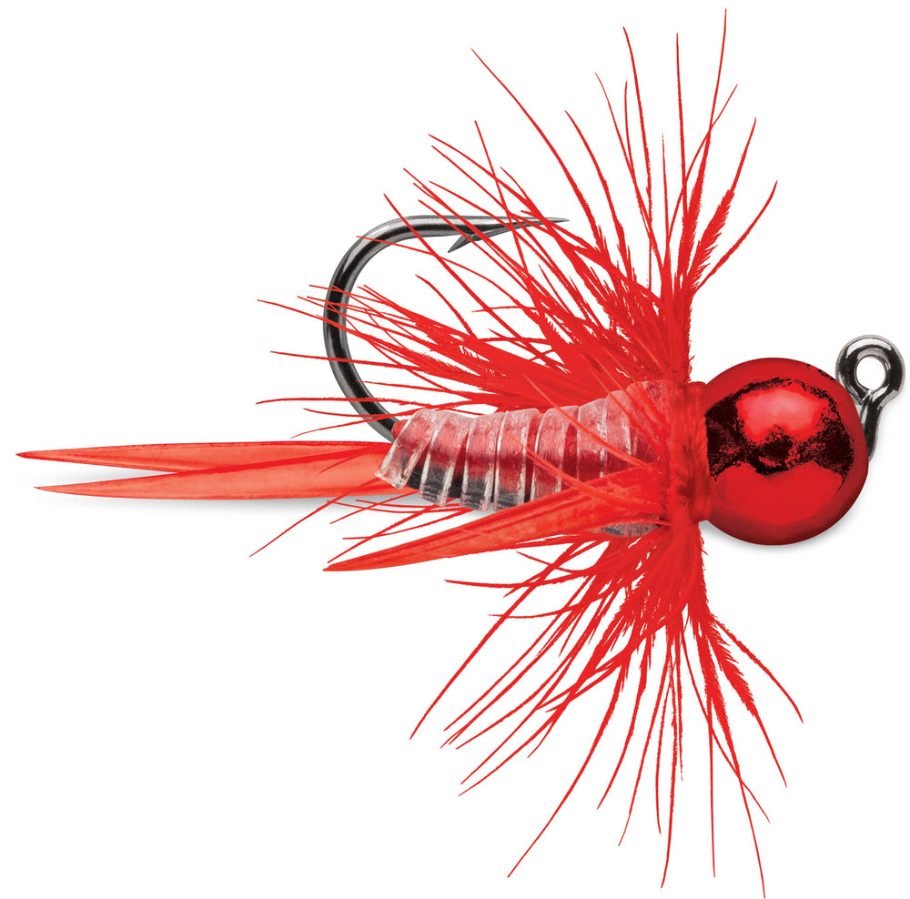 VMC Tungsten BullFly Jig 1/32 oz / Metallic Red