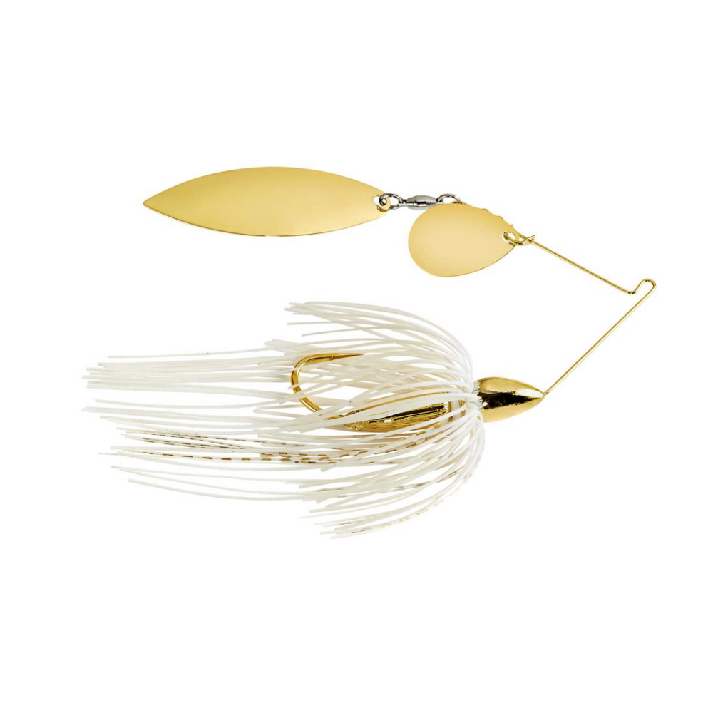 War Eagle Screamin Eagle Tandem Spinnerbait 3/4 oz / White/Gold