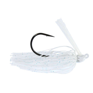 Tungsten Swim Jig 3/8 oz / White Blue Speckles