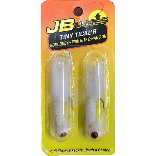 JB Lures Tiny Tickl'R 1/16 oz / White JB Lures Tiny Tickl'R 1/16 oz / White